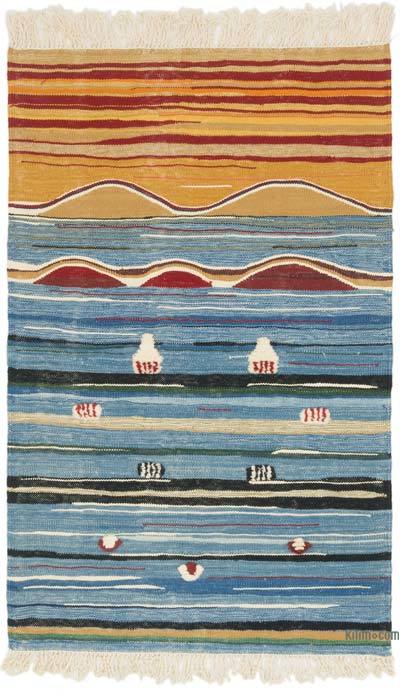 Yeni Kök Boya El Dokuma Kilim - 95 cm x 150 cm