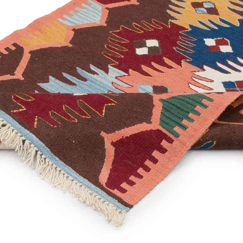 New Handwoven Turkish Kilim Rug - 2' 11" x 4'  (35" x 48") - K0070265