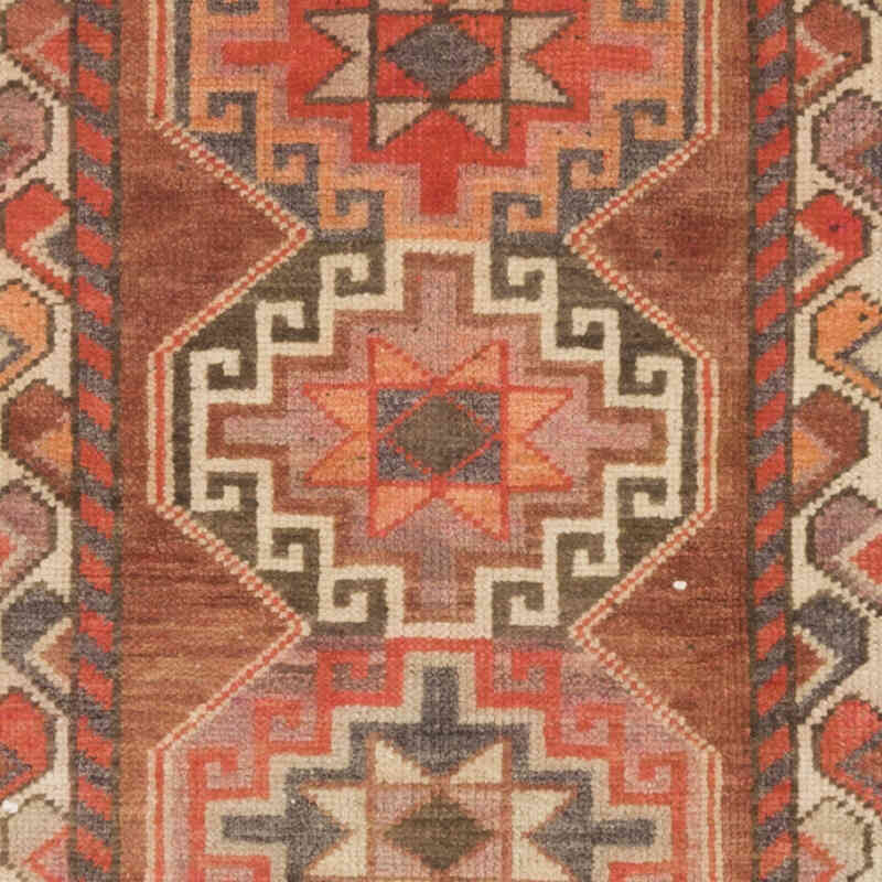 Vintage Tribal Runner Rug - 2' 9" x 11' 10" (33" x 142") - K0070272
