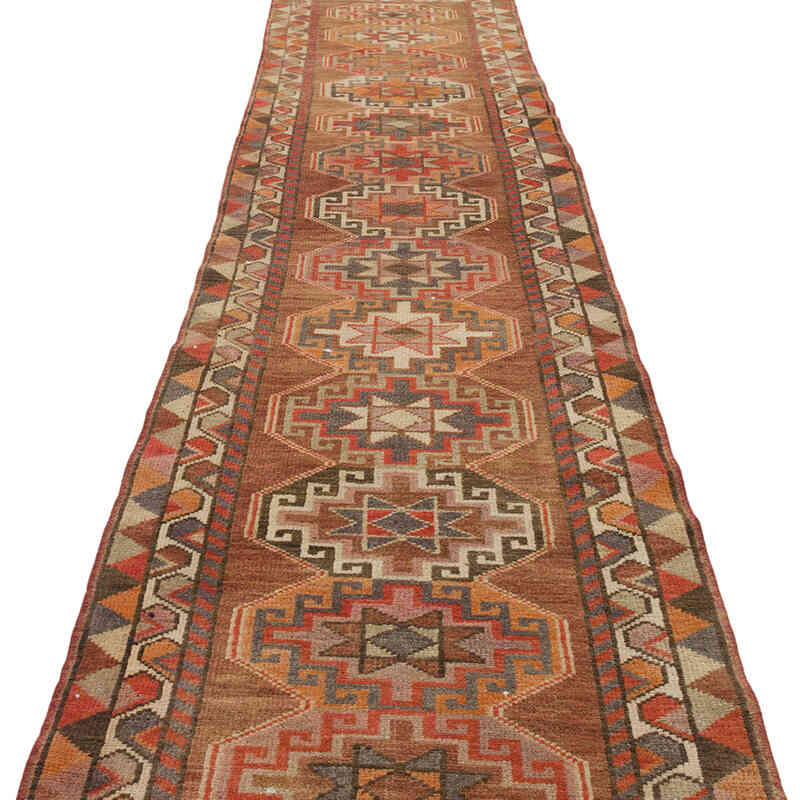 Vintage Tribal Runner Rug - 2' 9" x 11' 10" (33" x 142") - K0070272