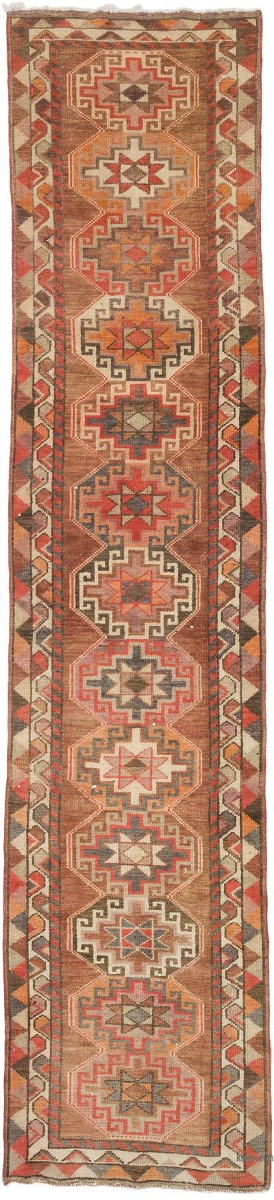Vintage Tribal Runner Rug - 2' 9" x 11' 10" (33" x 142")