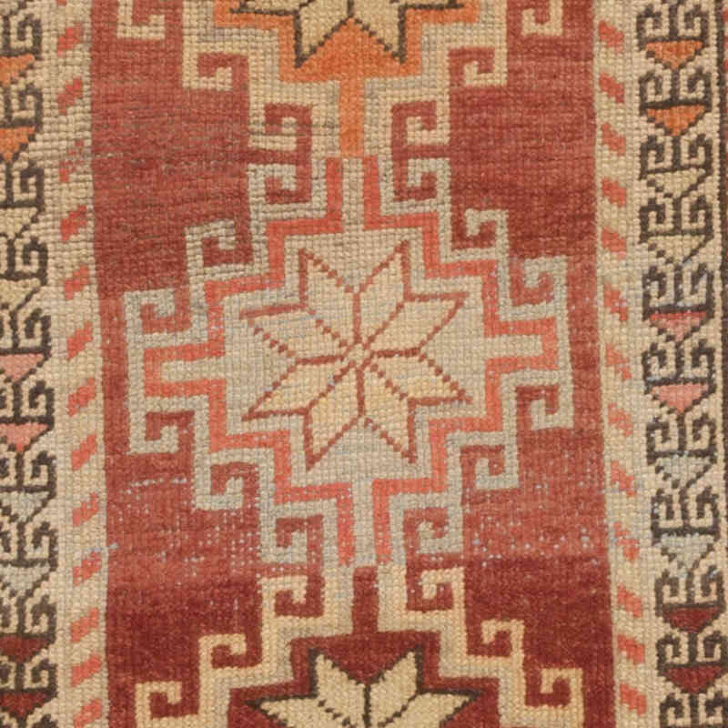 Alfombra Vintage de pasillo - 90 cm x 398 cm - K0070279