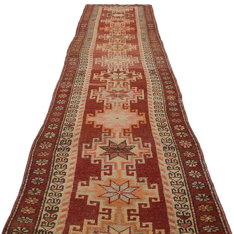 Alfombra Vintage de pasillo - 90 cm x 398 cm - K0070279