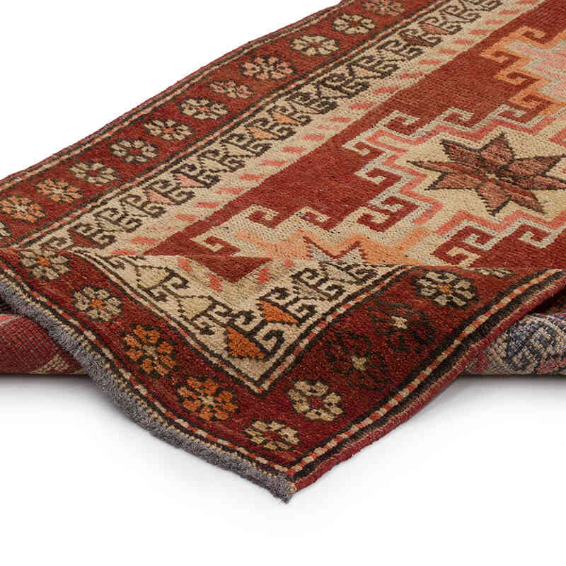 Alfombra Vintage de pasillo - 90 cm x 398 cm - K0070279