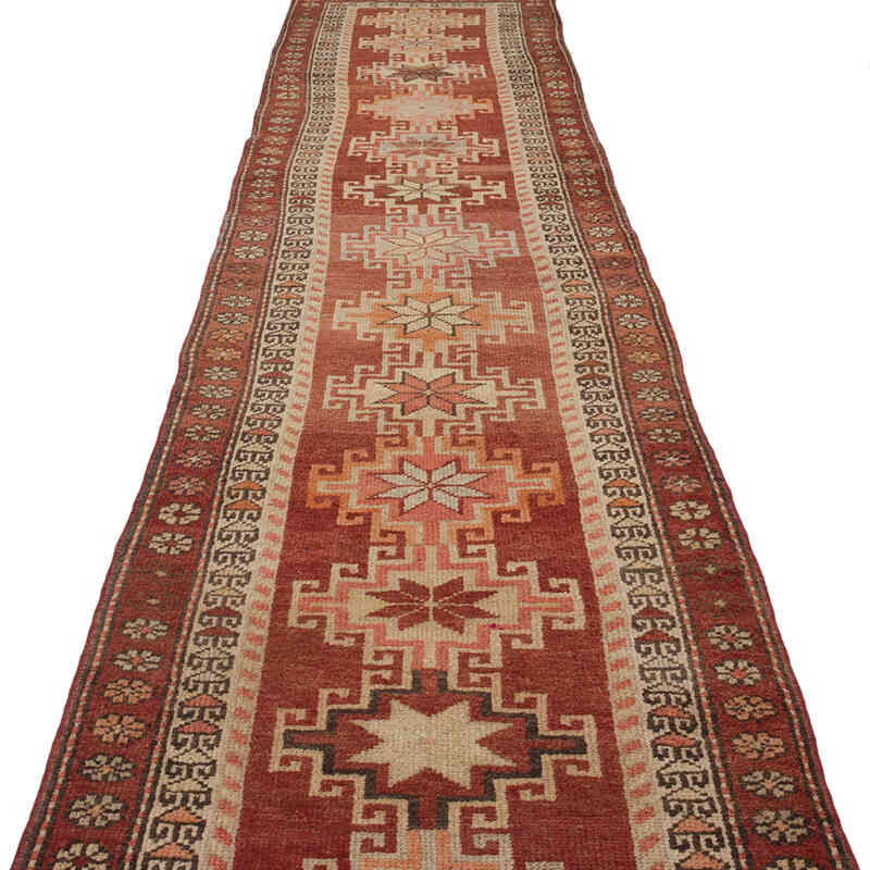 Alfombra Vintage de pasillo - 90 cm x 398 cm - K0070279