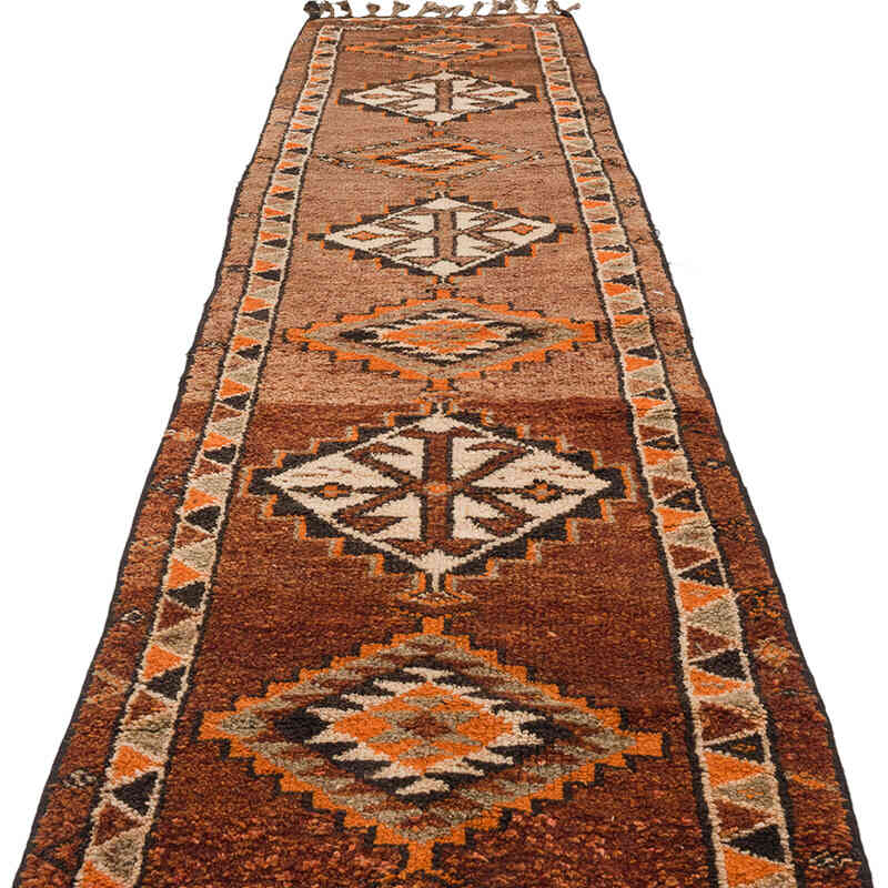 Vintage Tribal Runner Rug - 2' 11" x 12' 5" (35" x 149") - K0070280