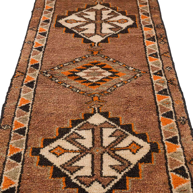 Vintage Tribal Runner Rug - 2' 11" x 12' 5" (35" x 149") - K0070280