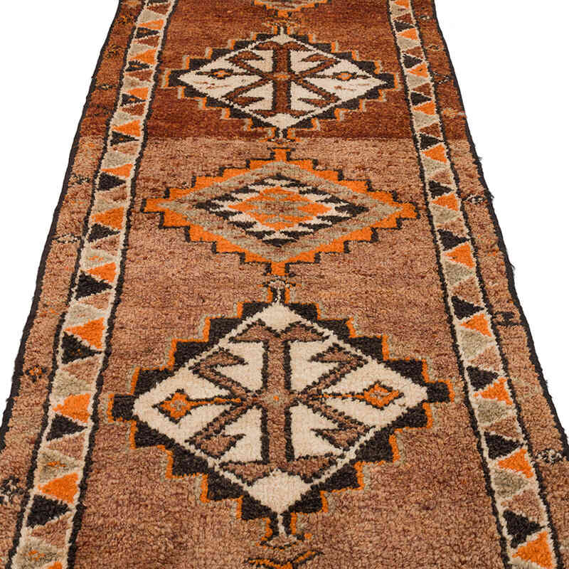 Vintage Tribal Runner Rug - 2' 11" x 12' 5" (35" x 149") - K0070280