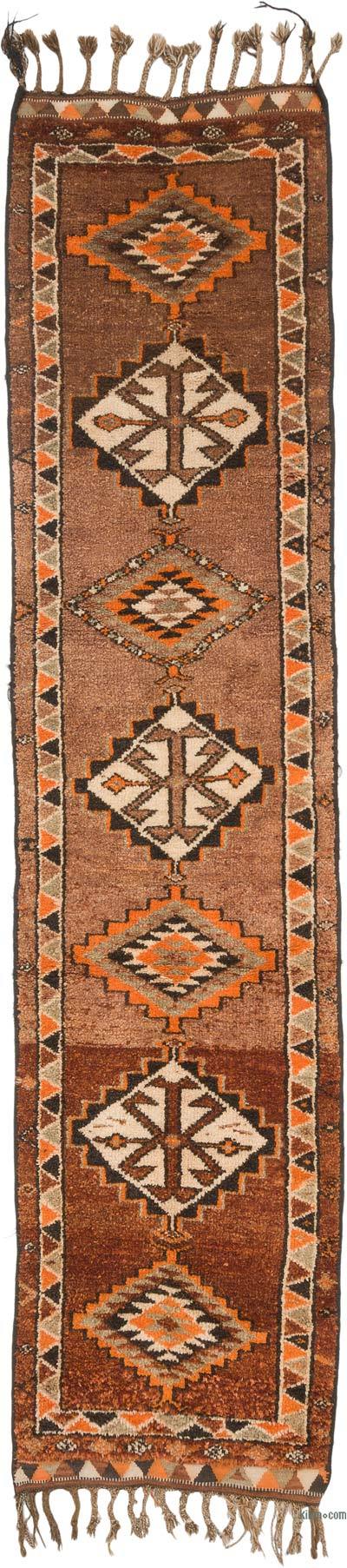 Vintage Anadolu Yolluk - 88 cm x 378 cm
