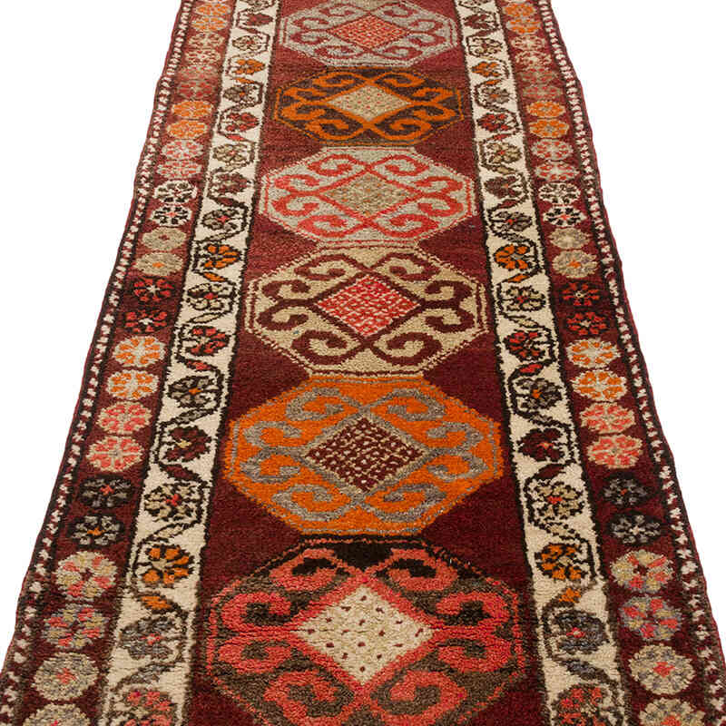 Vintage Tribal Runner Rug - 2' 9" x 13' 5" (33" x 161") - K0070281