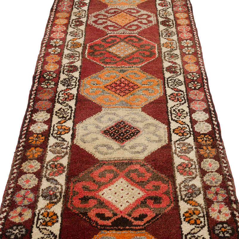 Vintage Tribal Runner Rug - 2' 9" x 13' 5" (33" x 161") - K0070281