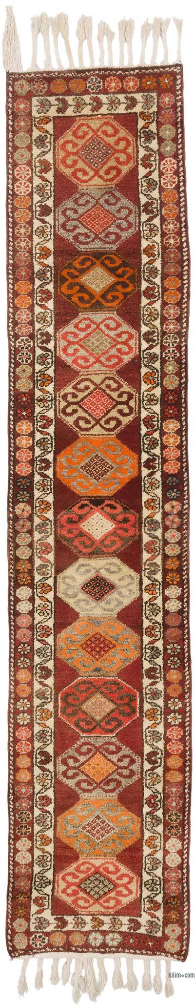 Vintage Tribal Runner Rug - 2' 9" x 13' 5" (33" x 161")