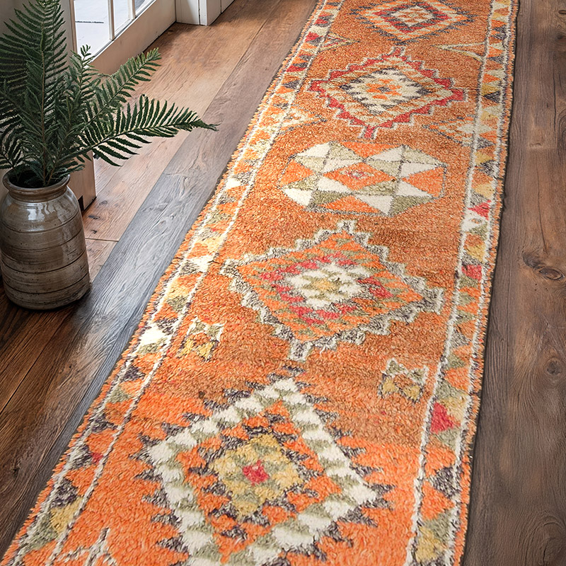 Vintage Anadolu Yolluk - 87 cm x 358 cm - K0070284