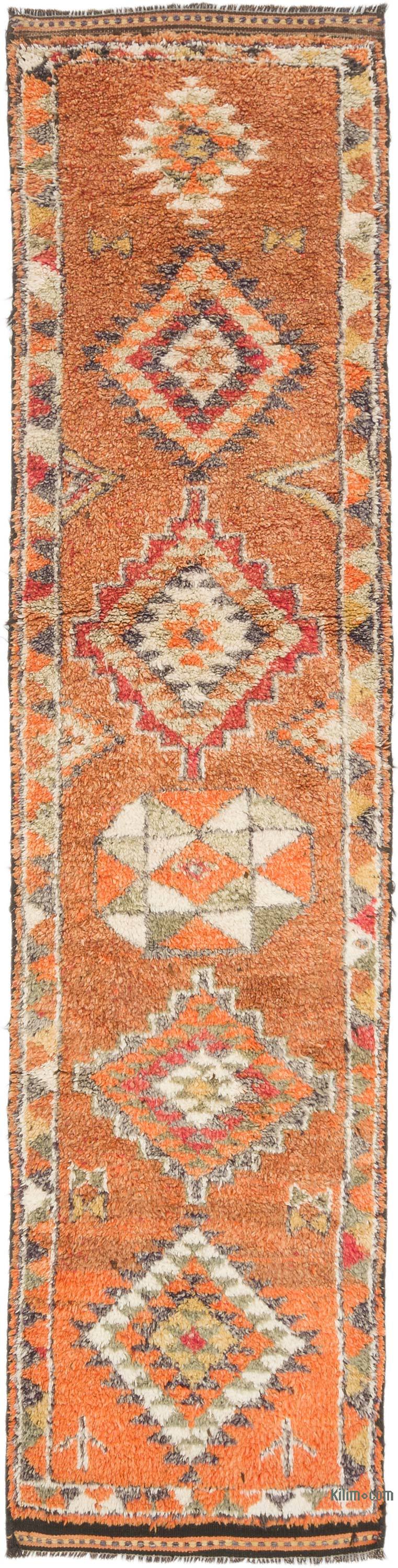 Vintage Anadolu Yolluk - 87 cm x 358 cm - K0070284