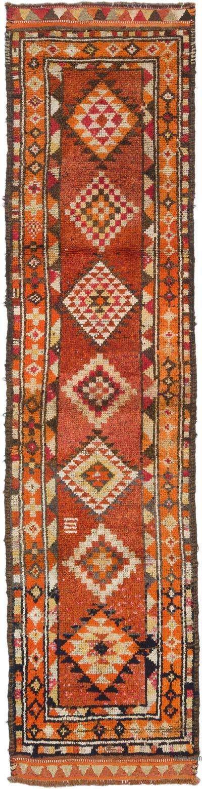 Vintage Tribal Runner Rug - 2' 9" x 11' 4" (33" x 136")