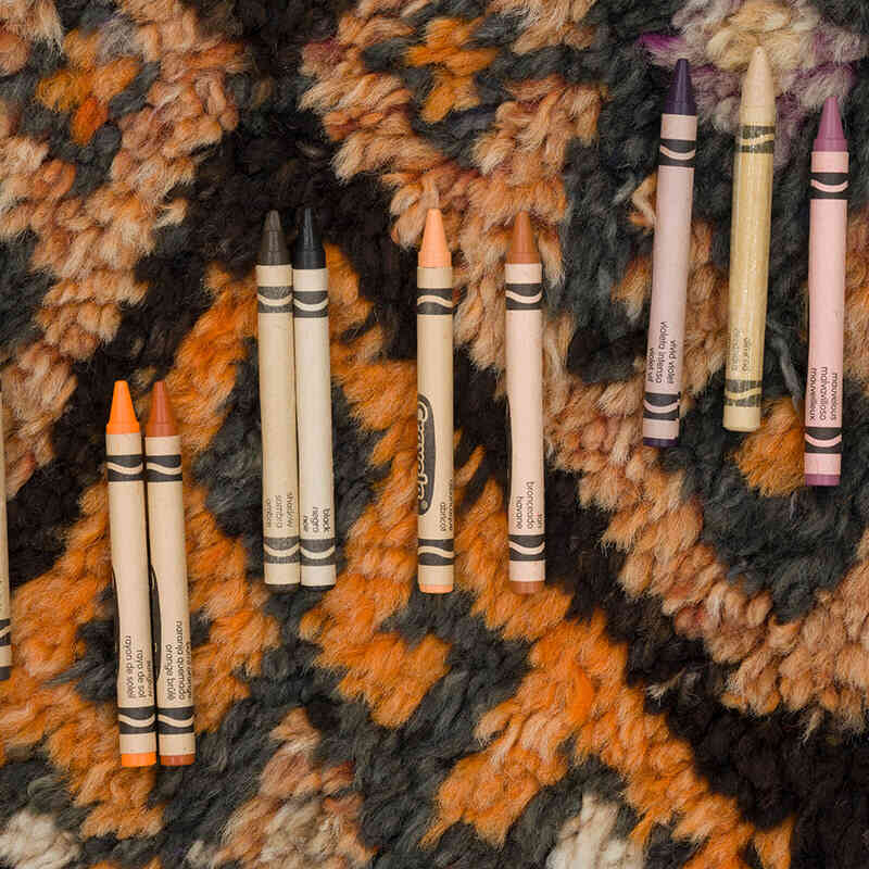 Alfombra Vintage de pasillo - 84 cm x 380 cm - K0070292