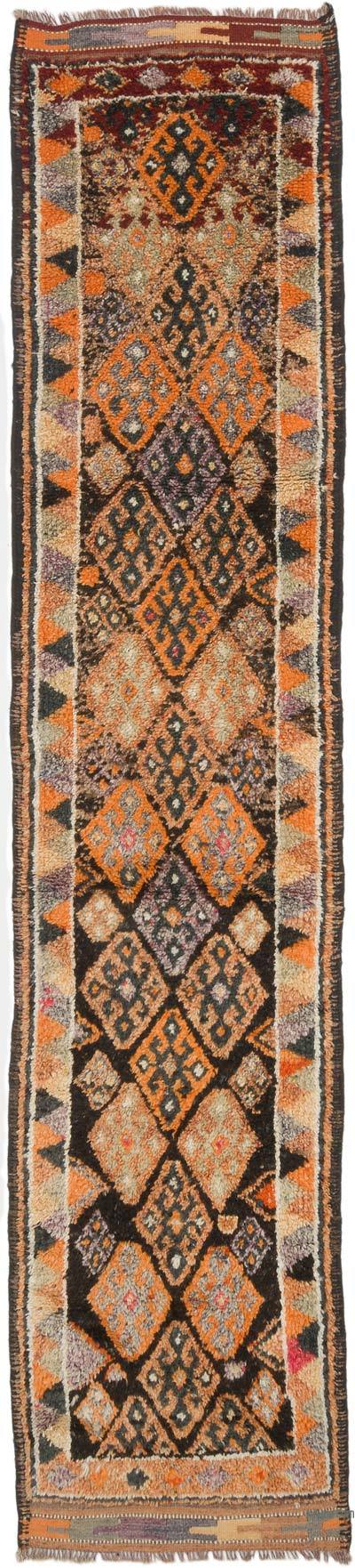Vintage Tribal Runner Rug - 2' 9" x 12' 6" (33" x 150")