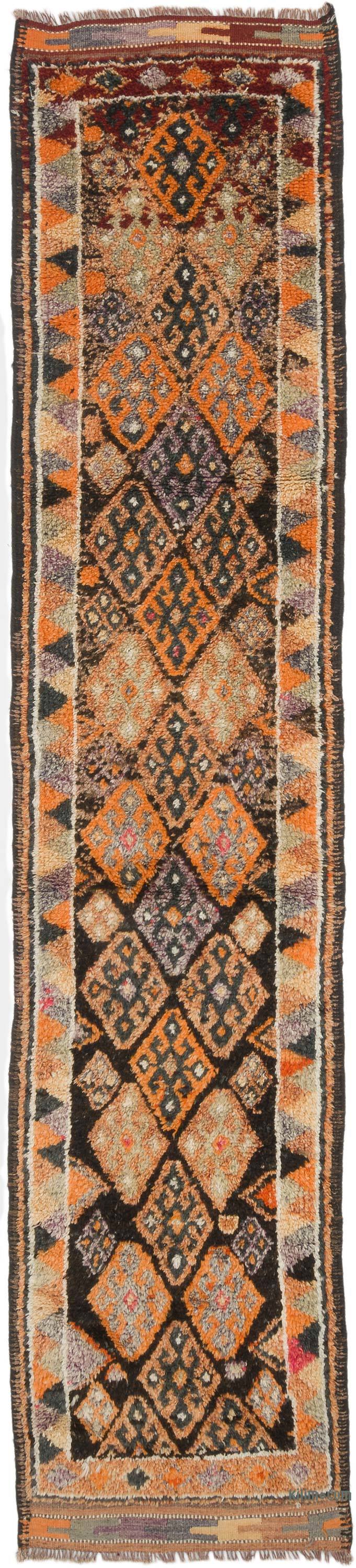 Alfombra Vintage de pasillo - 84 cm x 380 cm - K0070292