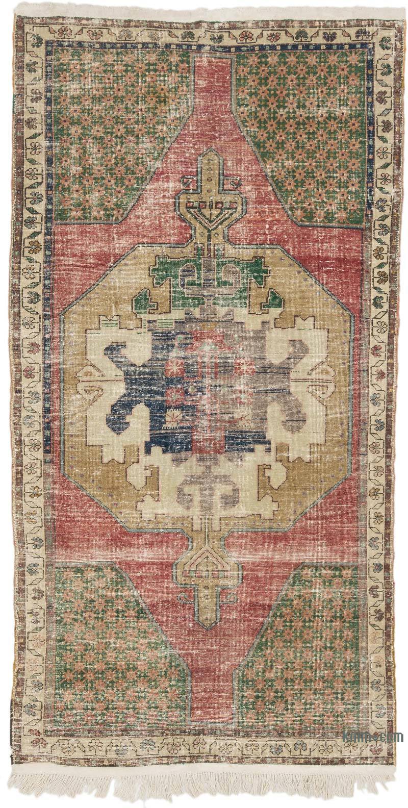 El Dokuma Vintage Hali - 145 cm x 281 cm - K0070300