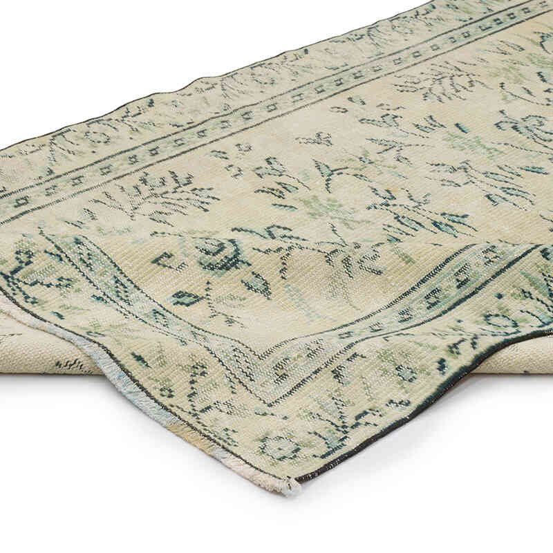 Vintage Turkish Hand-Knotted Rug - 4' 9" x 7' 9" (57" x 93") - K0070301