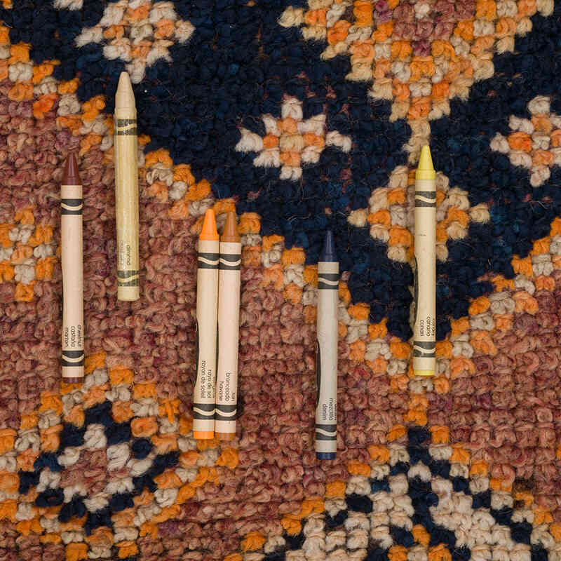 Alfombra Vintage de pasillo - 100 cm x 341 cm - K0070304