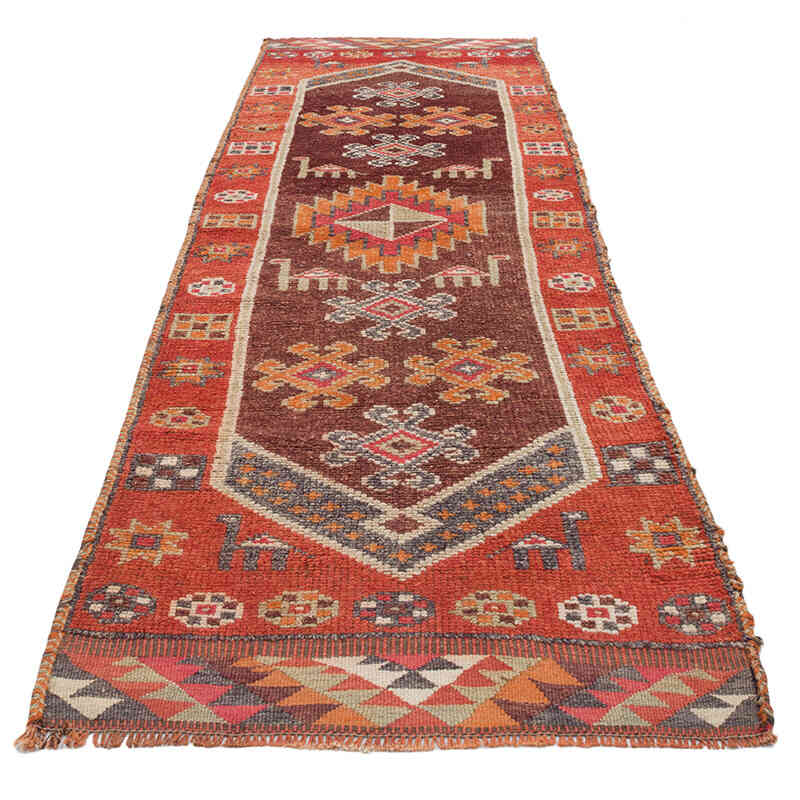Vintage Anadolu Yolluk - 95 cm x 296 cm - K0070305
