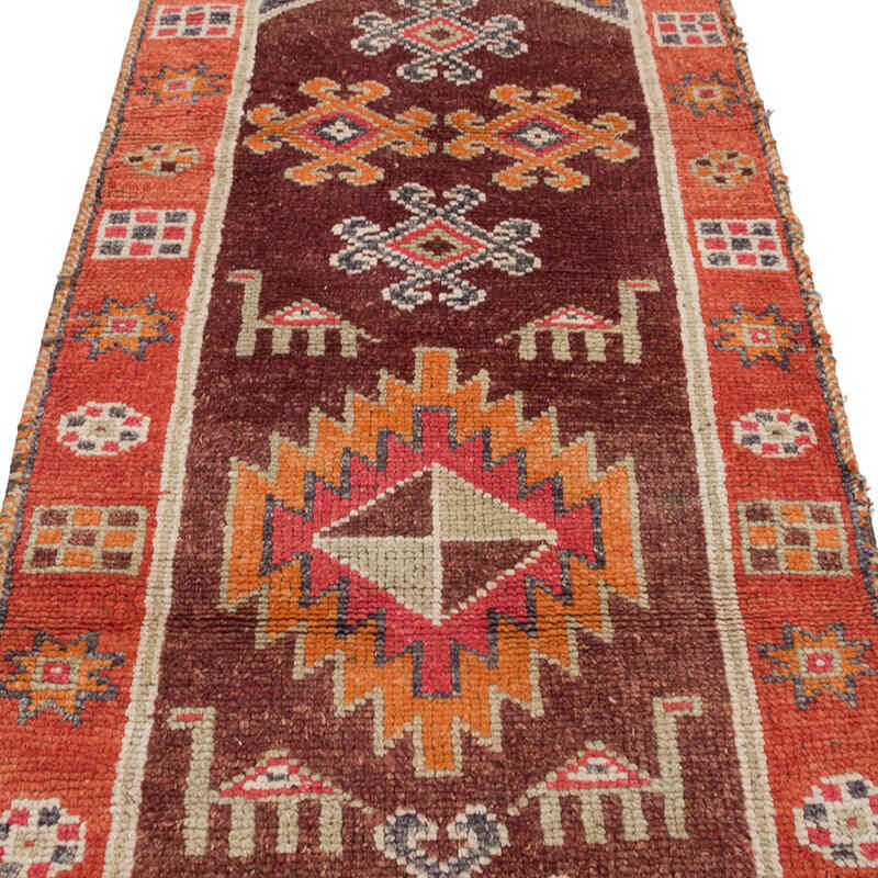 Vintage Anadolu Yolluk - 95 cm x 296 cm - K0070305