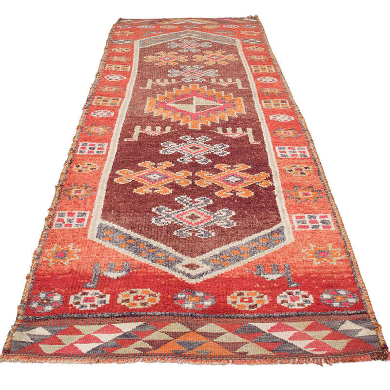 Vintage Anadolu Yolluk - 95 cm x 296 cm - K0070305