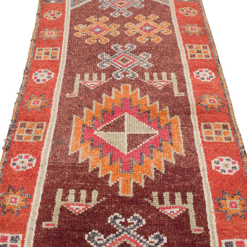 Vintage Anadolu Yolluk - 95 cm x 296 cm - K0070305