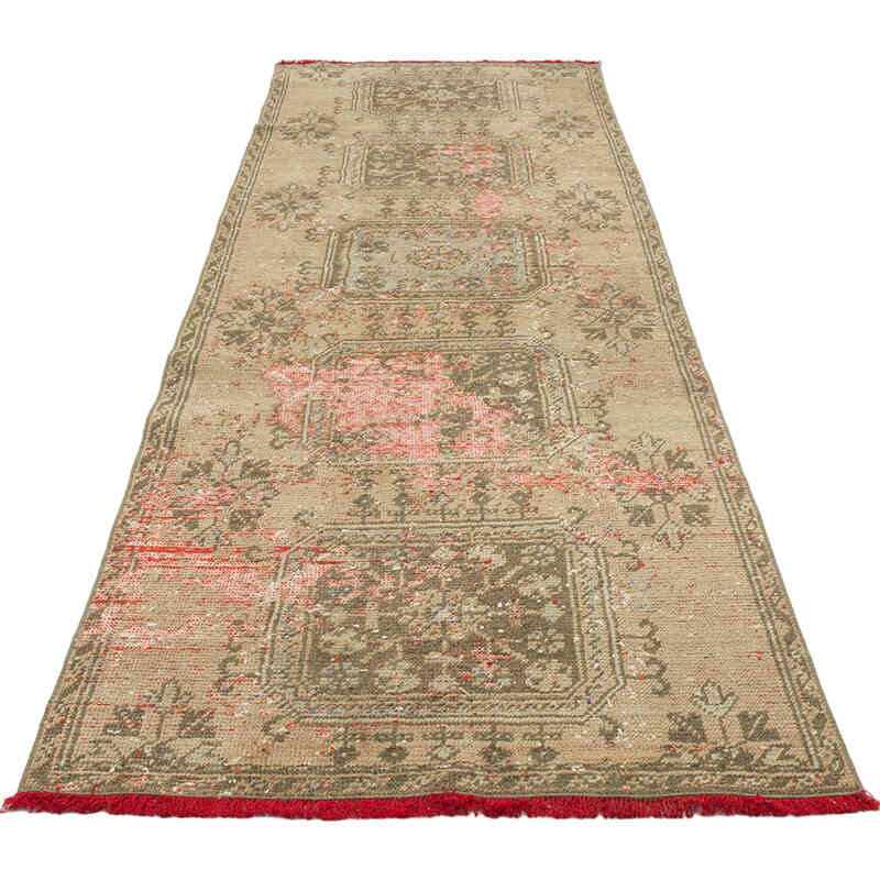 Alfombra Turca Vintage De Pasillo - 101 cm x 293 cm - K0070306