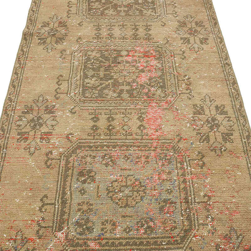 Alfombra Turca Vintage De Pasillo - 101 cm x 293 cm - K0070306