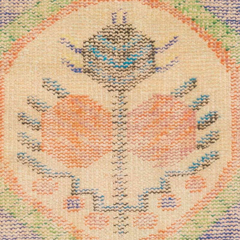 El Dokuma Vintage Halı - 77 cm x 148 cm - K0070308