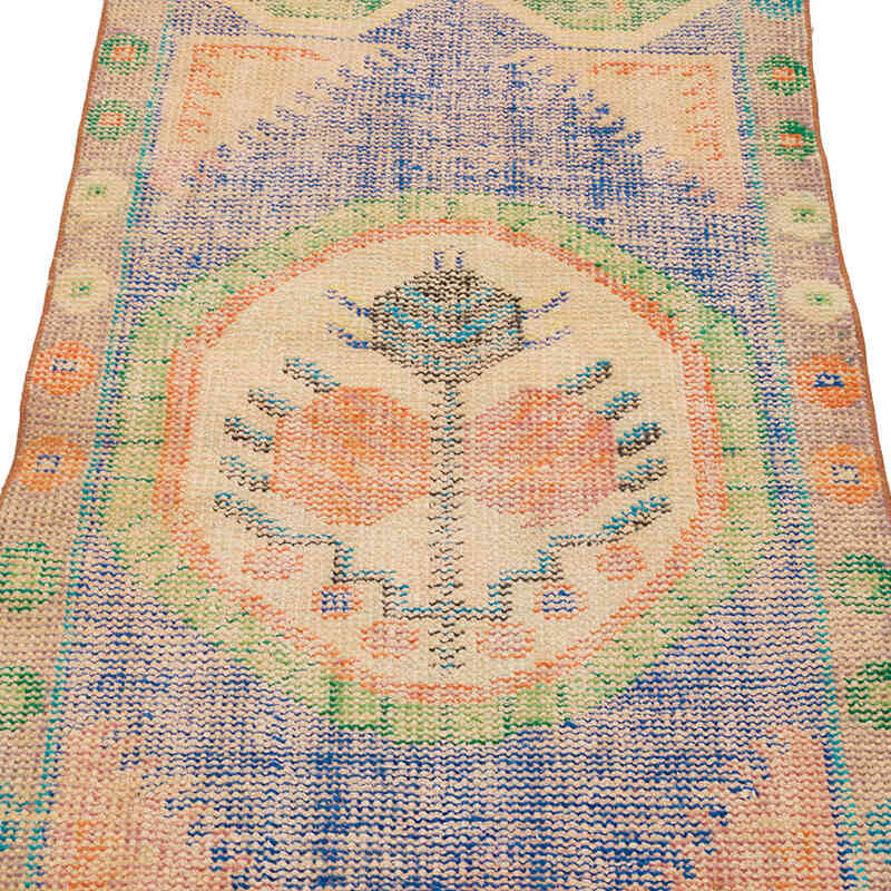 El Dokuma Vintage Halı - 77 cm x 148 cm - K0070308