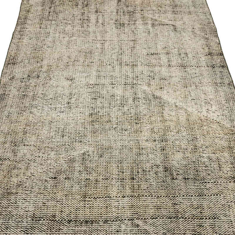 Boyalı El Dokuma Vintage Halı - 112 cm x 211 cm - K0070311