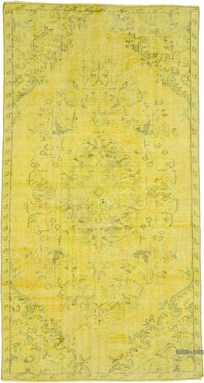 Boyali El Dokuma Vintage Hali - 140 cm x 258 cm