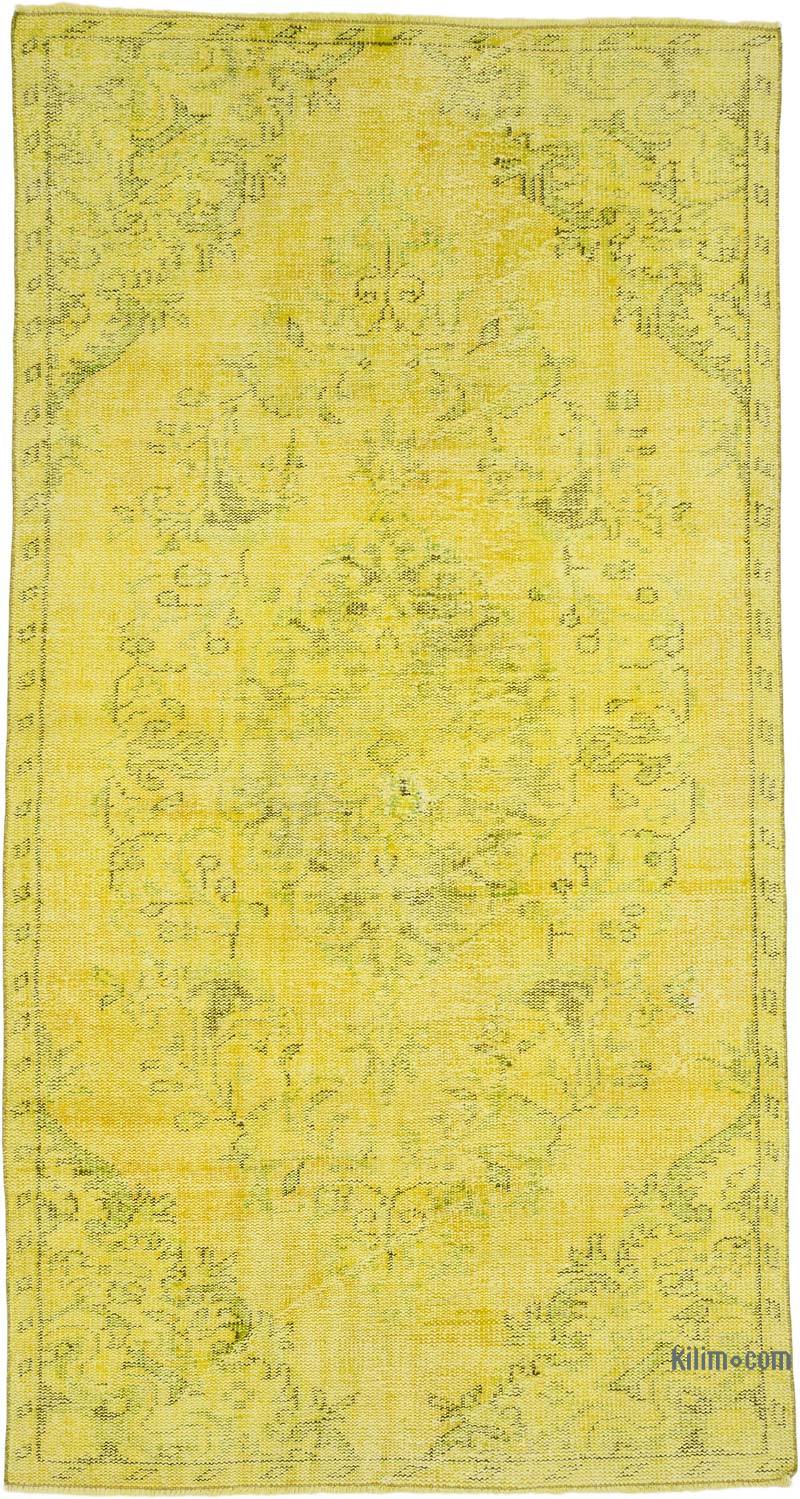 Boyali El Dokuma Vintage Hali - 140 cm x 258 cm - K0070313