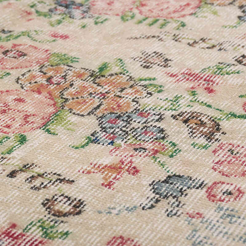 Vintage Turkish Hand-Knotted Rug - 4' 9" x 6' 9" (57" x 81") - K0070315