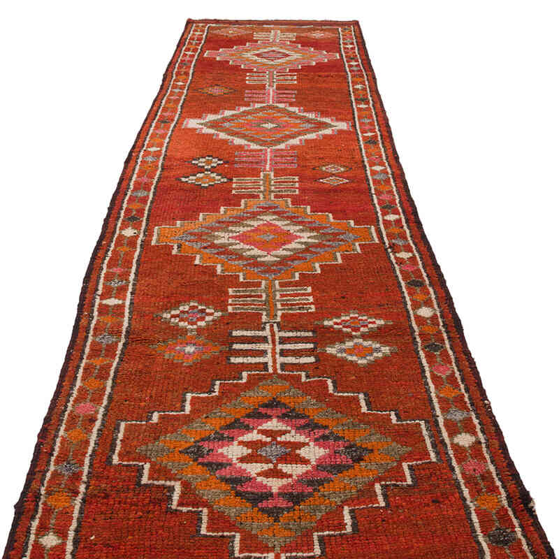 Alfombra Vintage de pasillo - 90 cm x 385 cm - K0070320