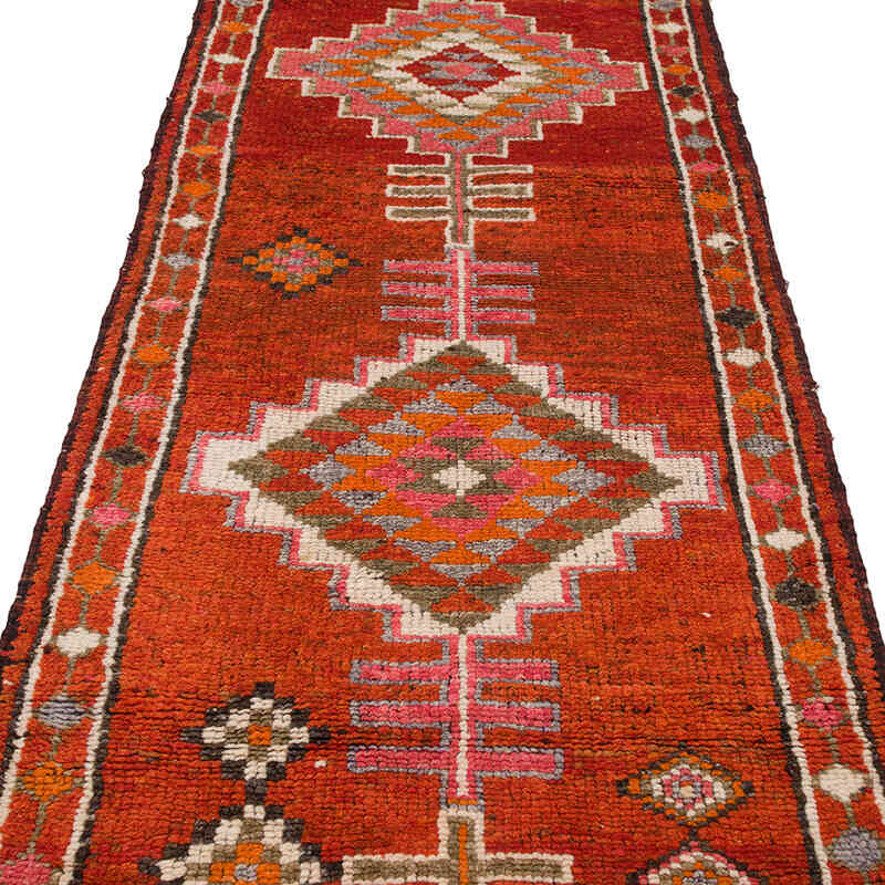 Alfombra Vintage de pasillo - 90 cm x 385 cm - K0070320