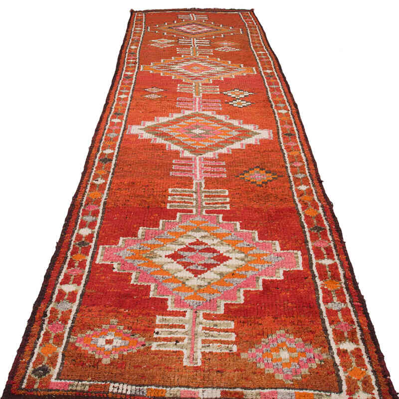 Alfombra Vintage de pasillo - 90 cm x 385 cm - K0070320
