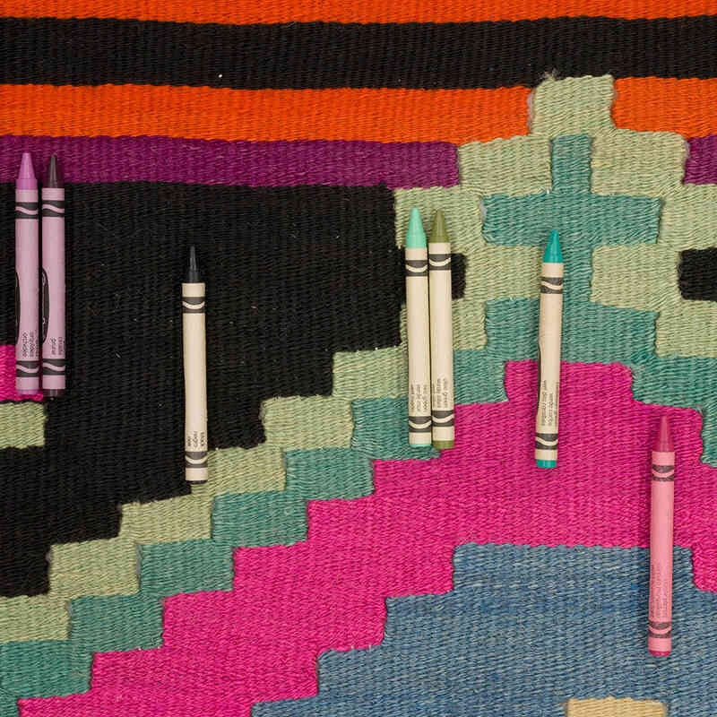 Corredor Vintage Puturge Kilim - 84 cm x 416 cm - K0070325