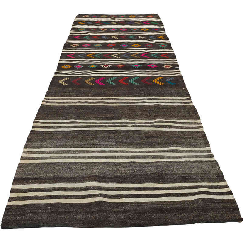 Vintage Anadolu Kilim Yolluk - 100 cm x 316 cm - K0070351