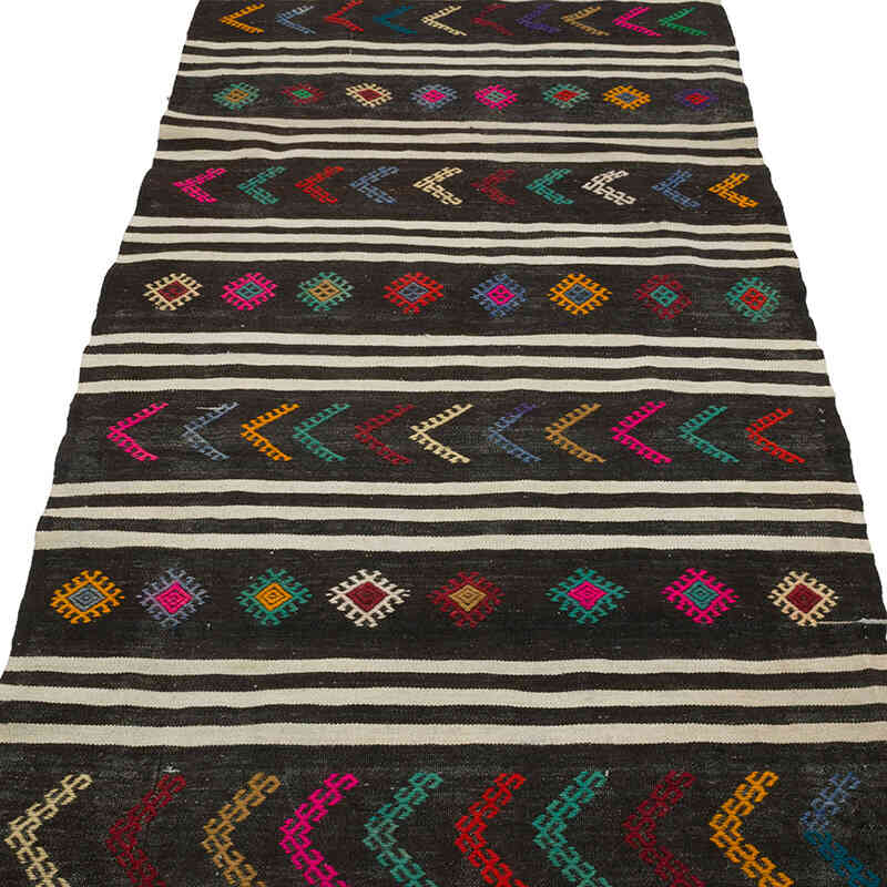Vintage Anadolu Kilim Yolluk - 100 cm x 316 cm - K0070351