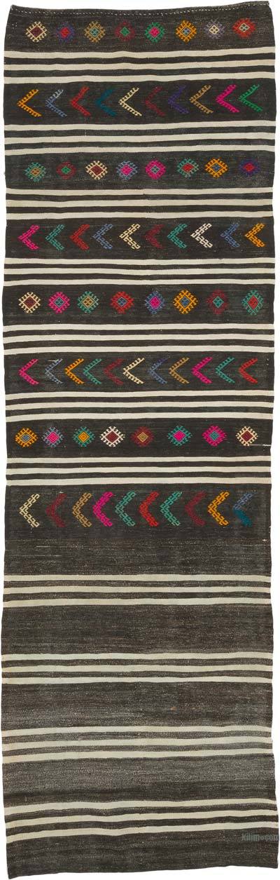 Vintage Anadolu Kilim Yolluk - 100 cm x 316 cm