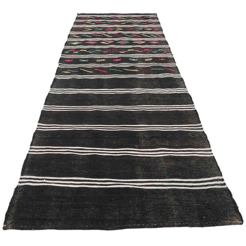 Vintage Anatolian Kilim Runner - 3' 3" x 10' 11" (39" x 131") - K0070352