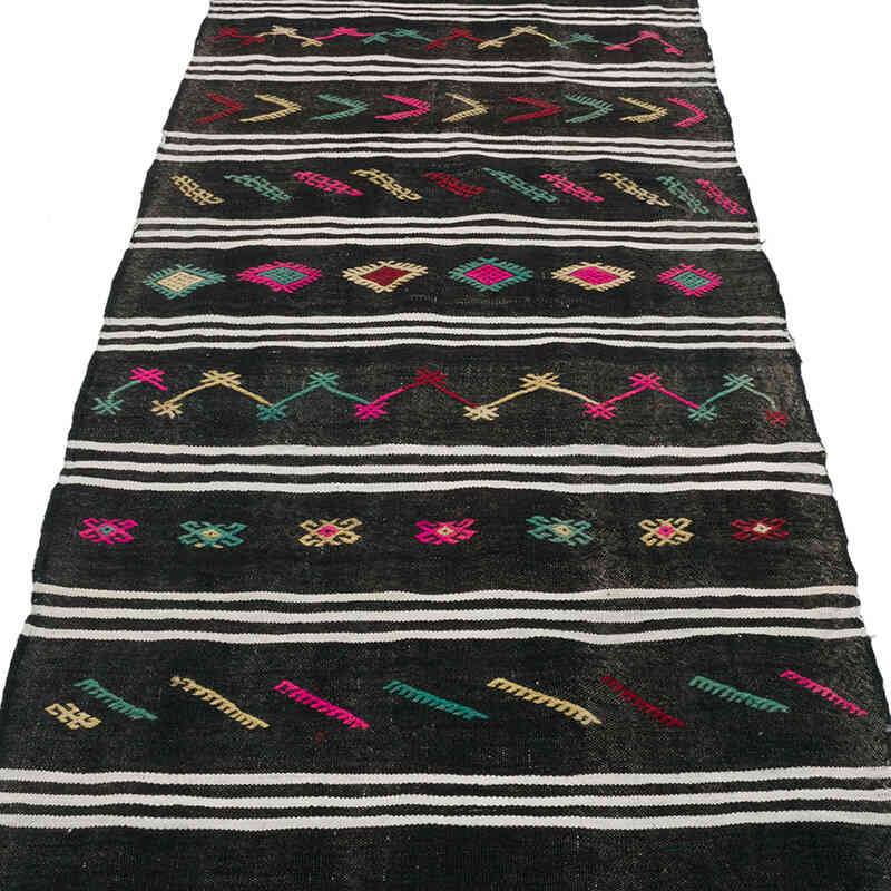 Vintage Anatolian Kilim Runner - 3' 3" x 10' 11" (39" x 131") - K0070352