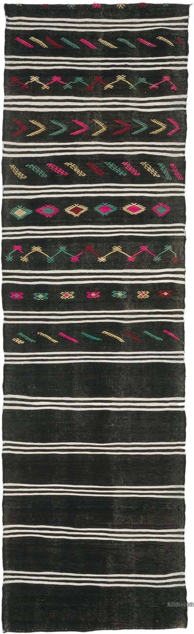 Vintage Anadolu Kilim Yolluk - 98 cm x 332 cm