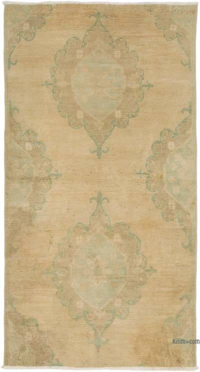 Vintage Turkish Hand-Knotted Rug - 3' 1" x 5' 9" (37" x 69")