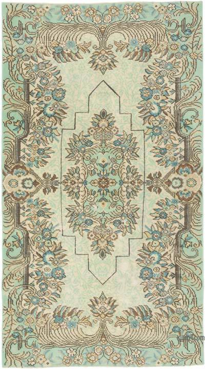 Vintage Turkish Hand-Knotted Rug - 3' 10" x 7'  (46" x 84")