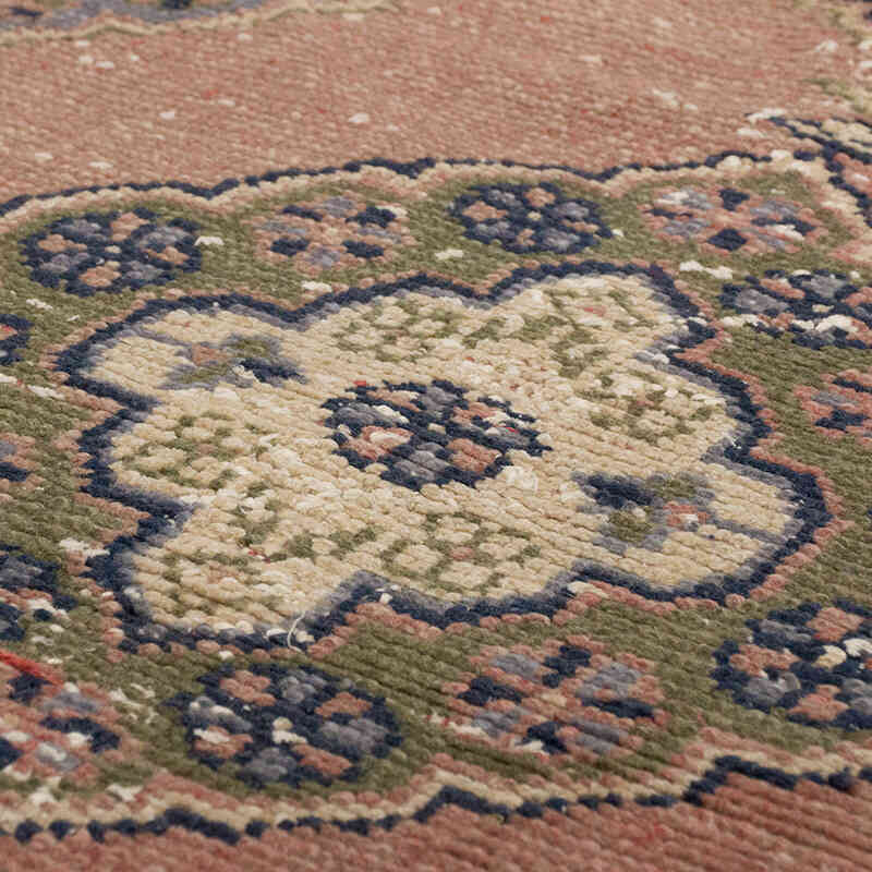 Vintage Turkish Hand-Knotted Runner - 2' 11" x 11' 6" (35" x 138") - K0070357